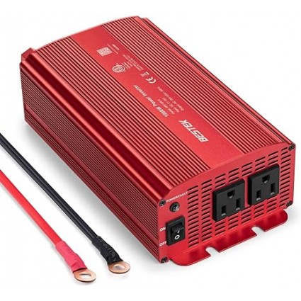 BESTEK 200W Power Inverter for Car with 2 AC Outlets and 4.5A Dual USB  Ports Car Power Inverter Adapter with Car Cigarette Lighter Socket